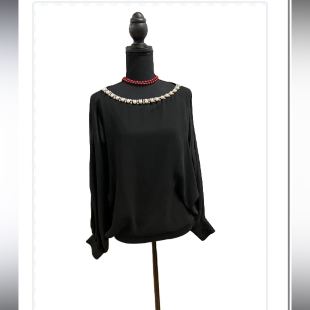 Verty black Pearl black shea blouse